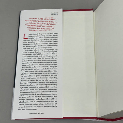 AVID READER PRESS Jeff Benedict; Lebron 576 Pages