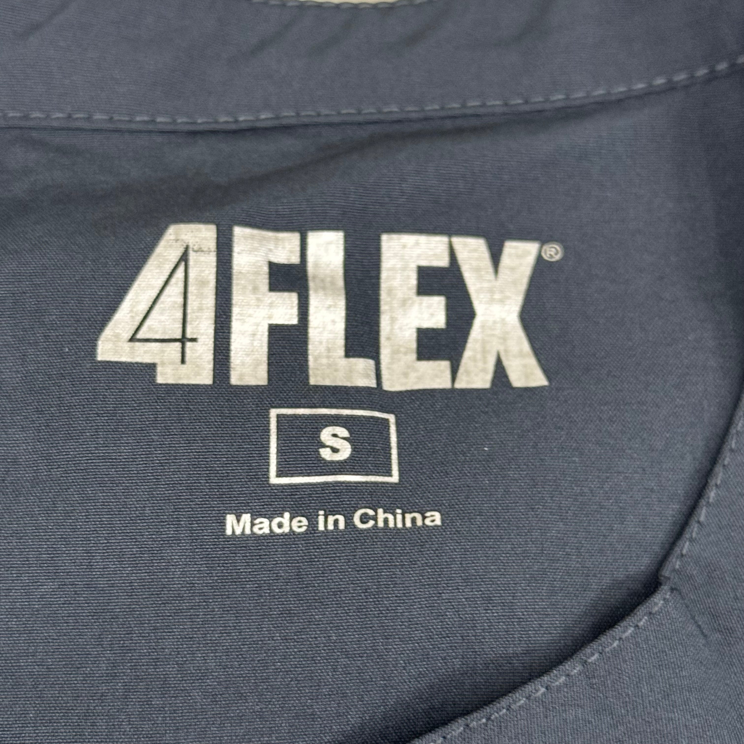 GREEN TOWN 4 Flex Scrubs Jumpsuit Cinch In Waist Women's Sz S Pewter GFX-023AST
