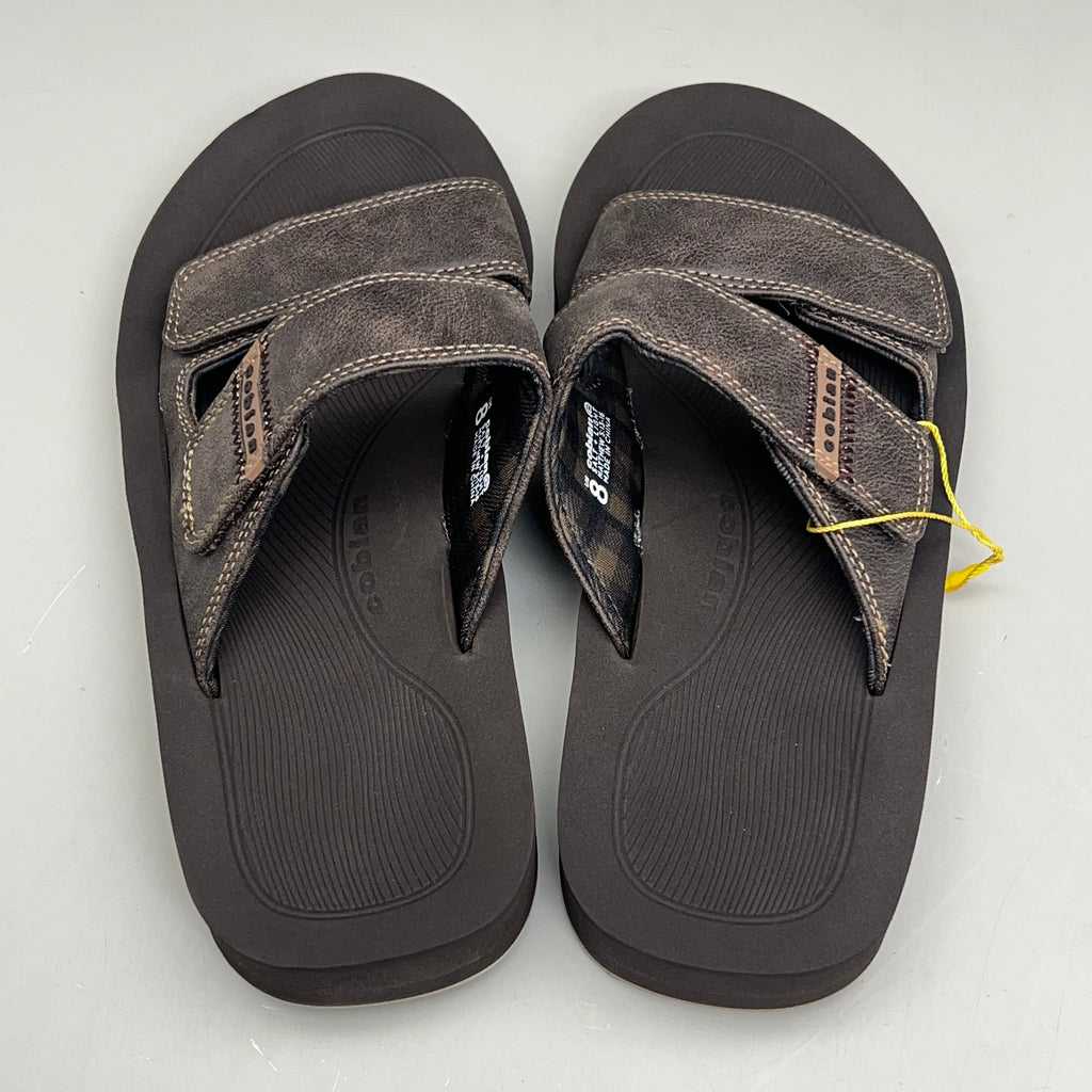 COBIAN Trestles Trek Slide EVA Top Sole Men's Sz 12, 45 Eu Chocolate TTS24-201-12
