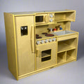 KAPLAN Carolina Wooden All-in-One Kitchen Playset Sz 48" W x 15" L x 38" H
