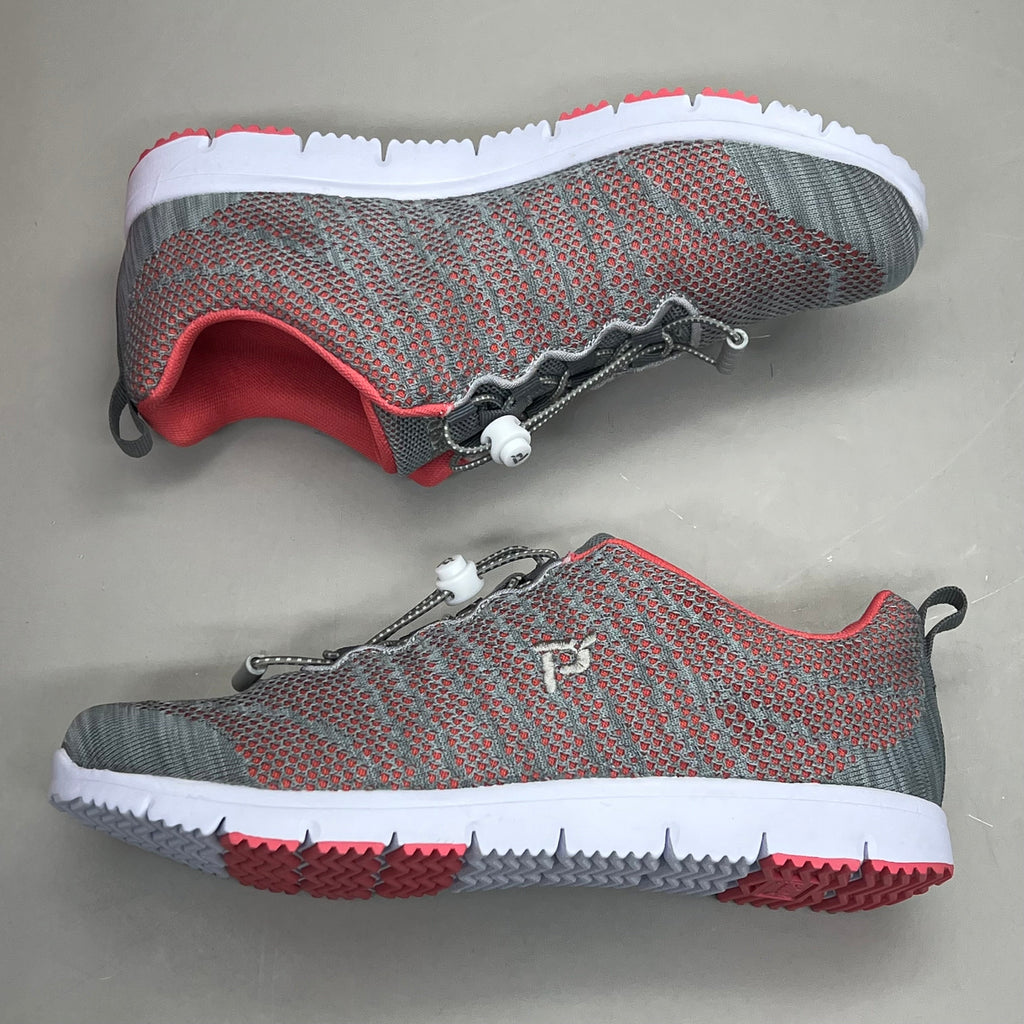 PROPET Travel Walker Evo Shoe Women's Sz 10 Width M(B) Coral/Grey WAT062M
