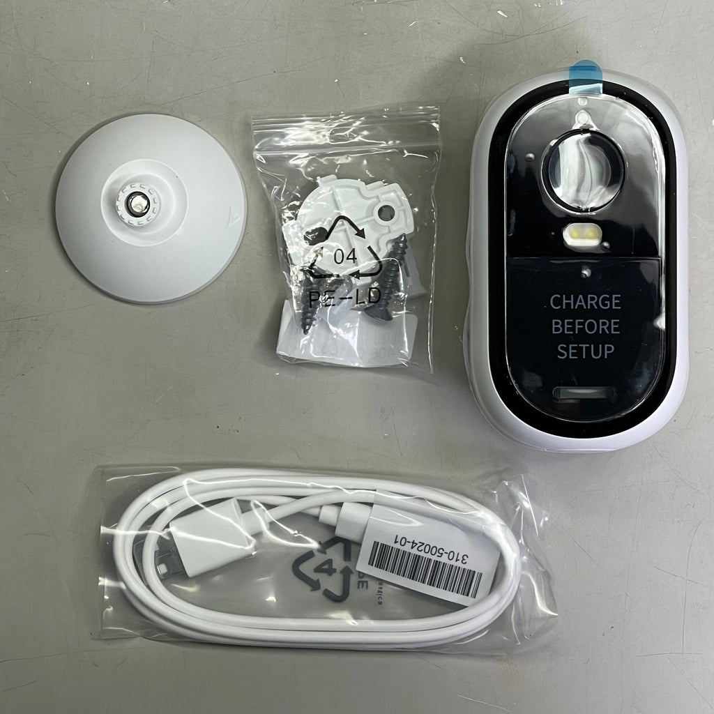 ARLO Essential Outdoor Camera 2nd Gen w/ Color Night Vision 130° FOV White VMC2050-1WMNAS