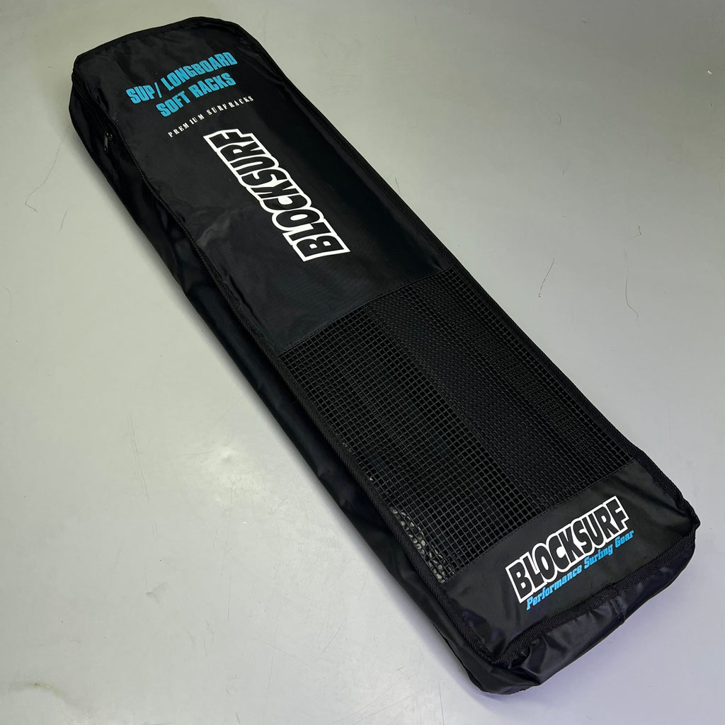 BLOCK SURF (SET OF 2) SUP / Longboard Soft Rack 33"x4.5" Black RABLS0SUPLB33KK