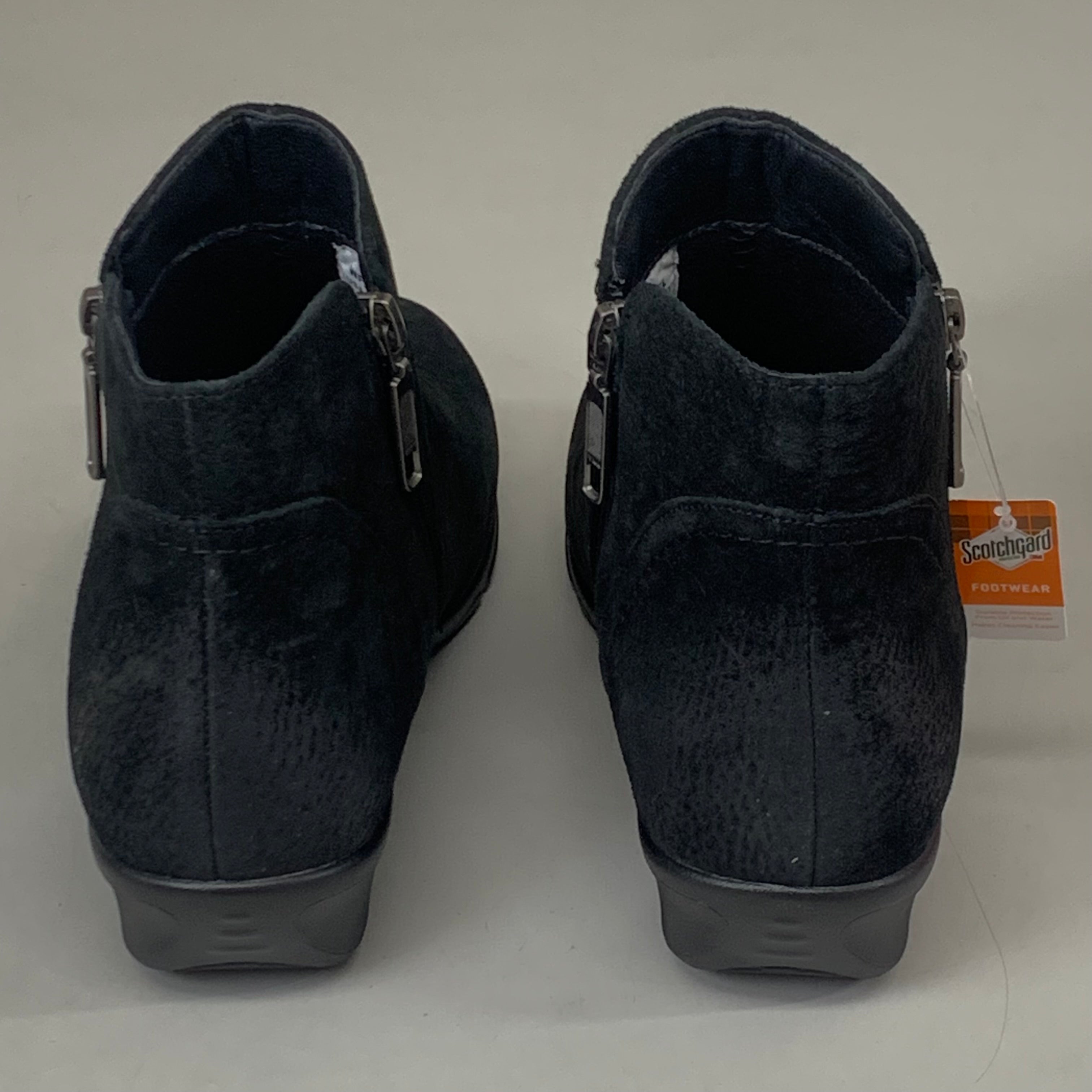 PROPET Waverly Leather Walking Ankle Boot XX(4E) Women's SZ 8 Black Suede WFX085LBS-E-08