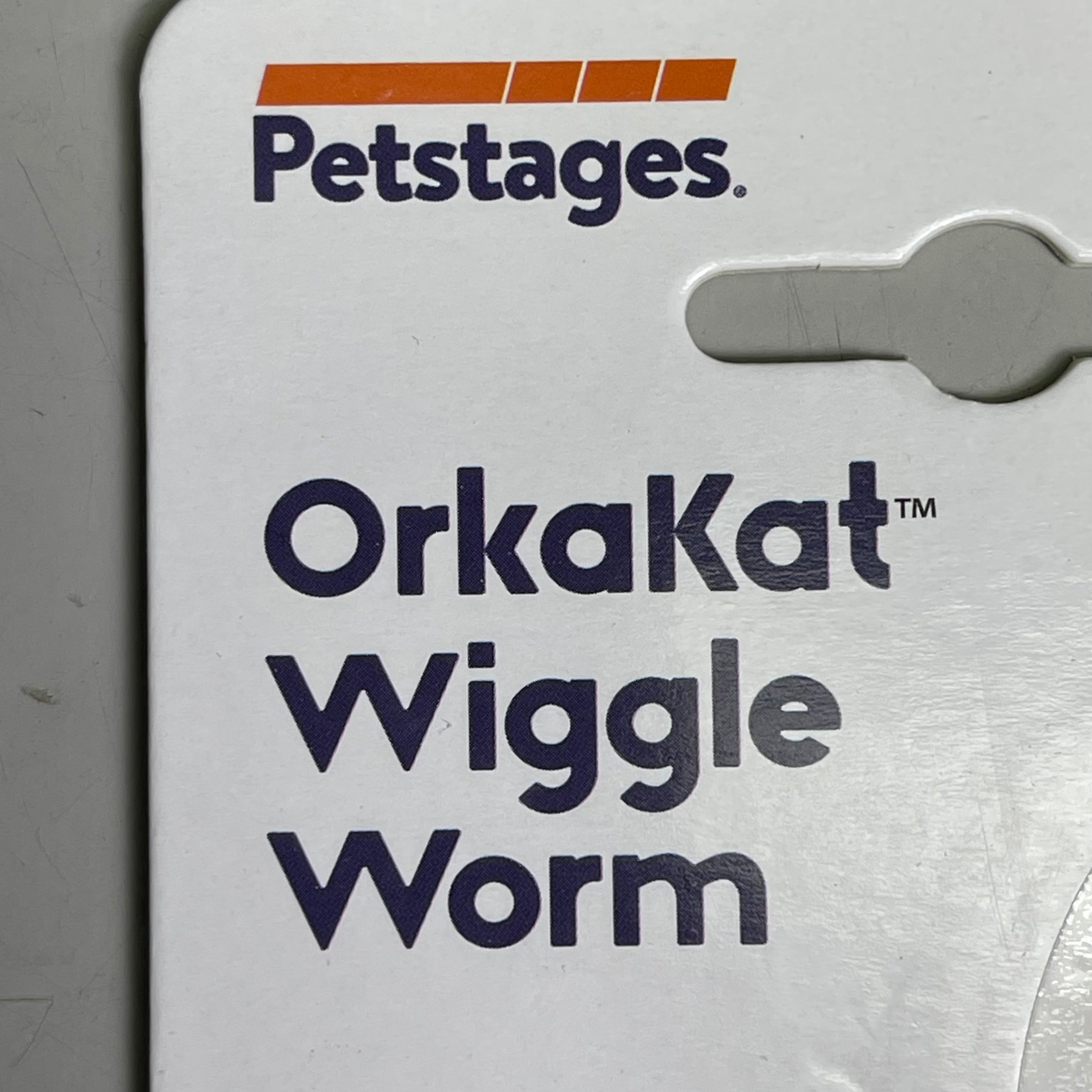 PETSTAGES (3-PACK) Orkakat Wiggle Worm Chew Toy Catnip Dental Orange 329