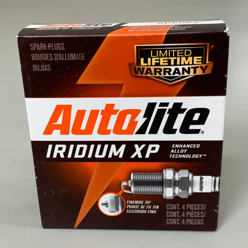 AUTOLITE (4 PACK) Platinum Iridium XP Spark Plug Fine Wire 14mm Thread Dia XP6083