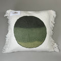 VILLA RN 20"x20" Gantt Pillow in Green/Ivory