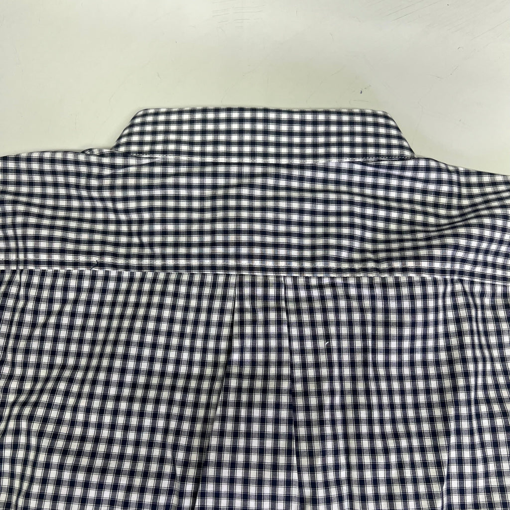 DOCKERS Signature Stain Defender Button Up Shirt Men's Sz XL Navy Blue A42520010