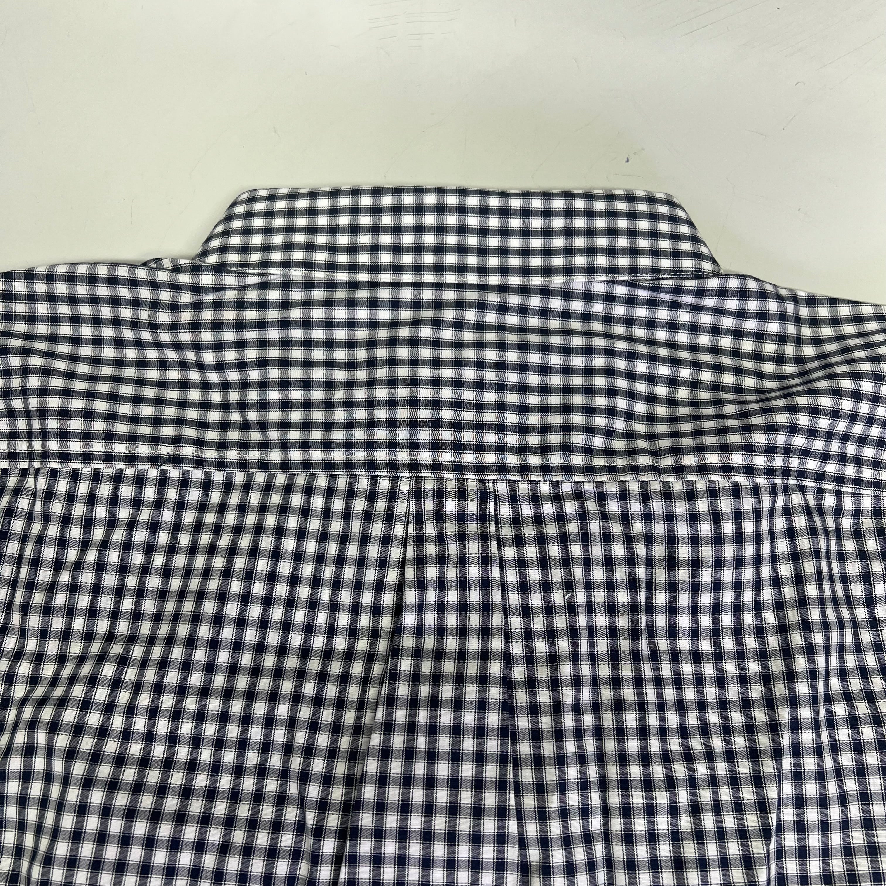 DOCKERS Signature Stain Defender Button Up Shirt Men's Sz XL Navy Blue A42520010