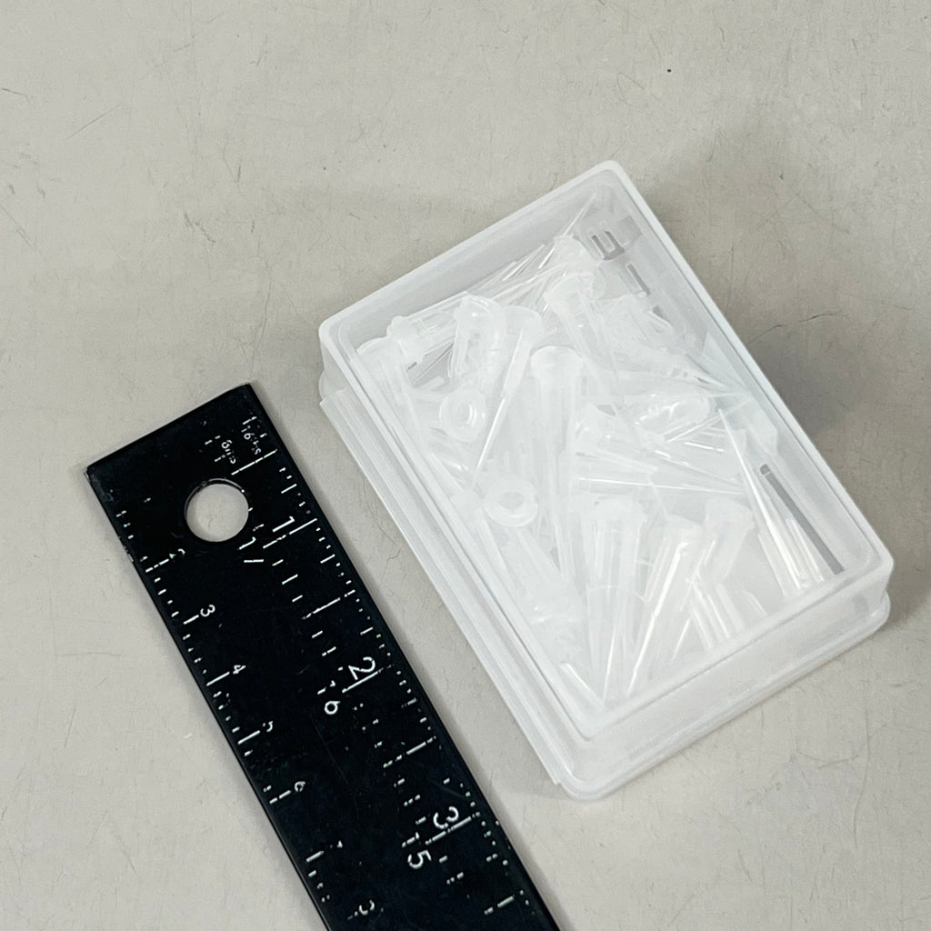 NORDSON Dispensing Tip, Tapered, Smoothflow, 27 Gauge 50/Box Clear 7018417