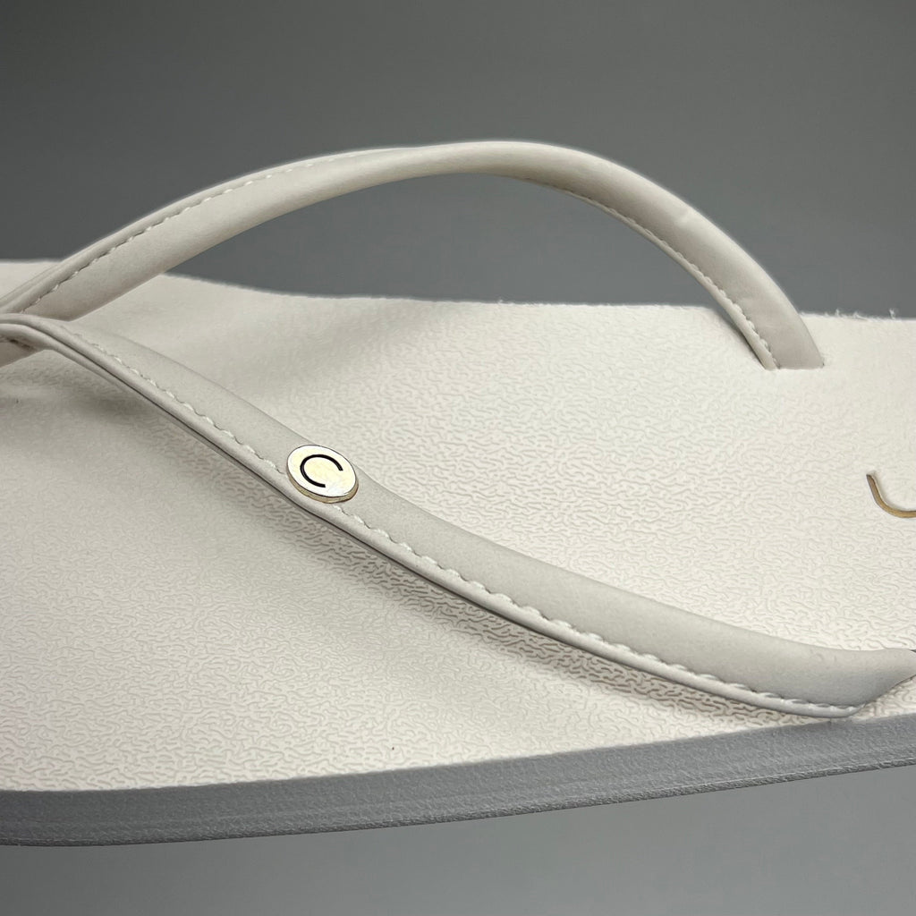 COBIAN Nia's Bounce Synthetic Leather Sandals Women's Sz 7, EU 37 Cream NIA25-110-7