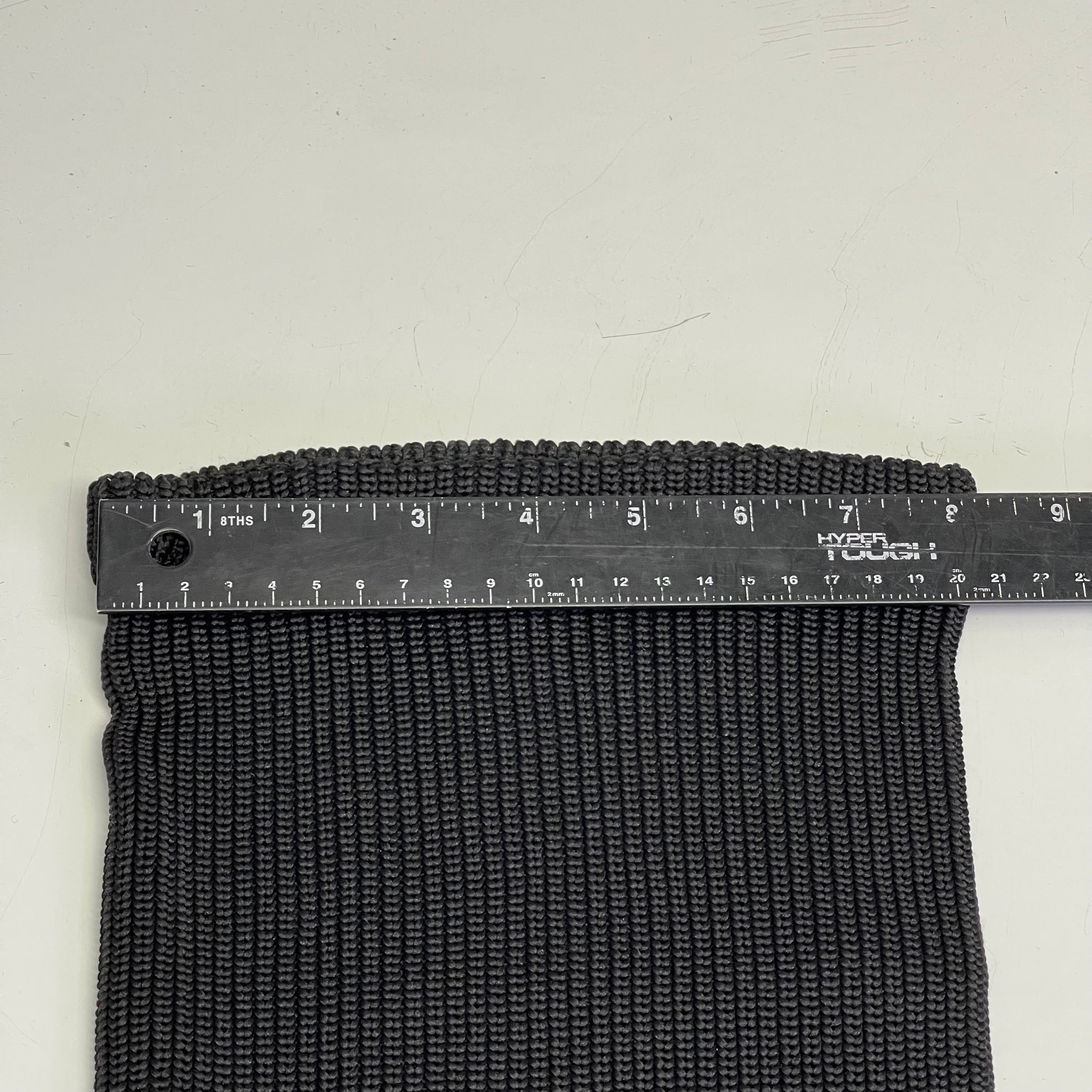 MODELLINE Solid/Practice Knit Hockey Socks Large Black SOL2