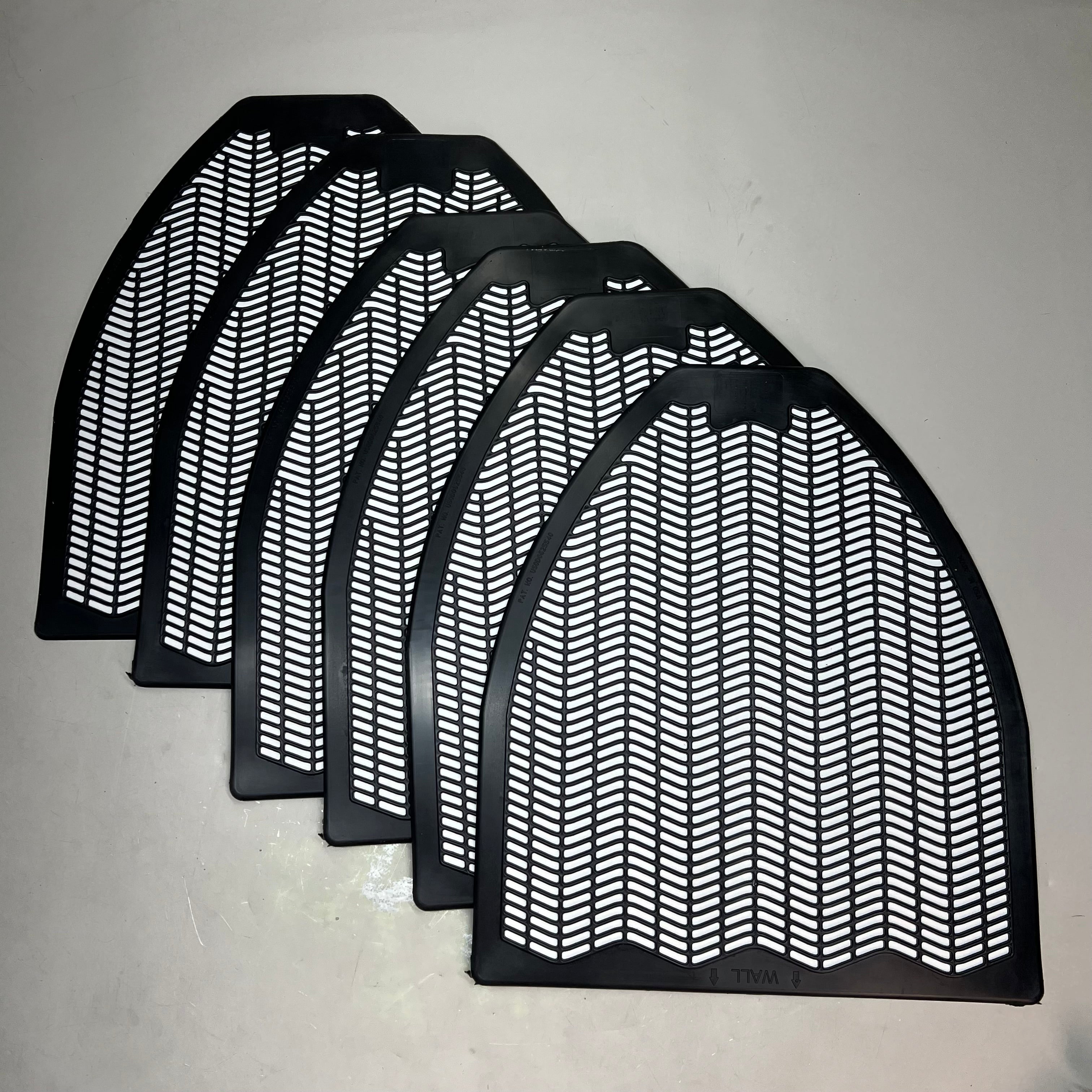 IMPACT (6 PACK) Urinal Mat Fresh Scent 17.5” W x 20.5” H Black 1525-5