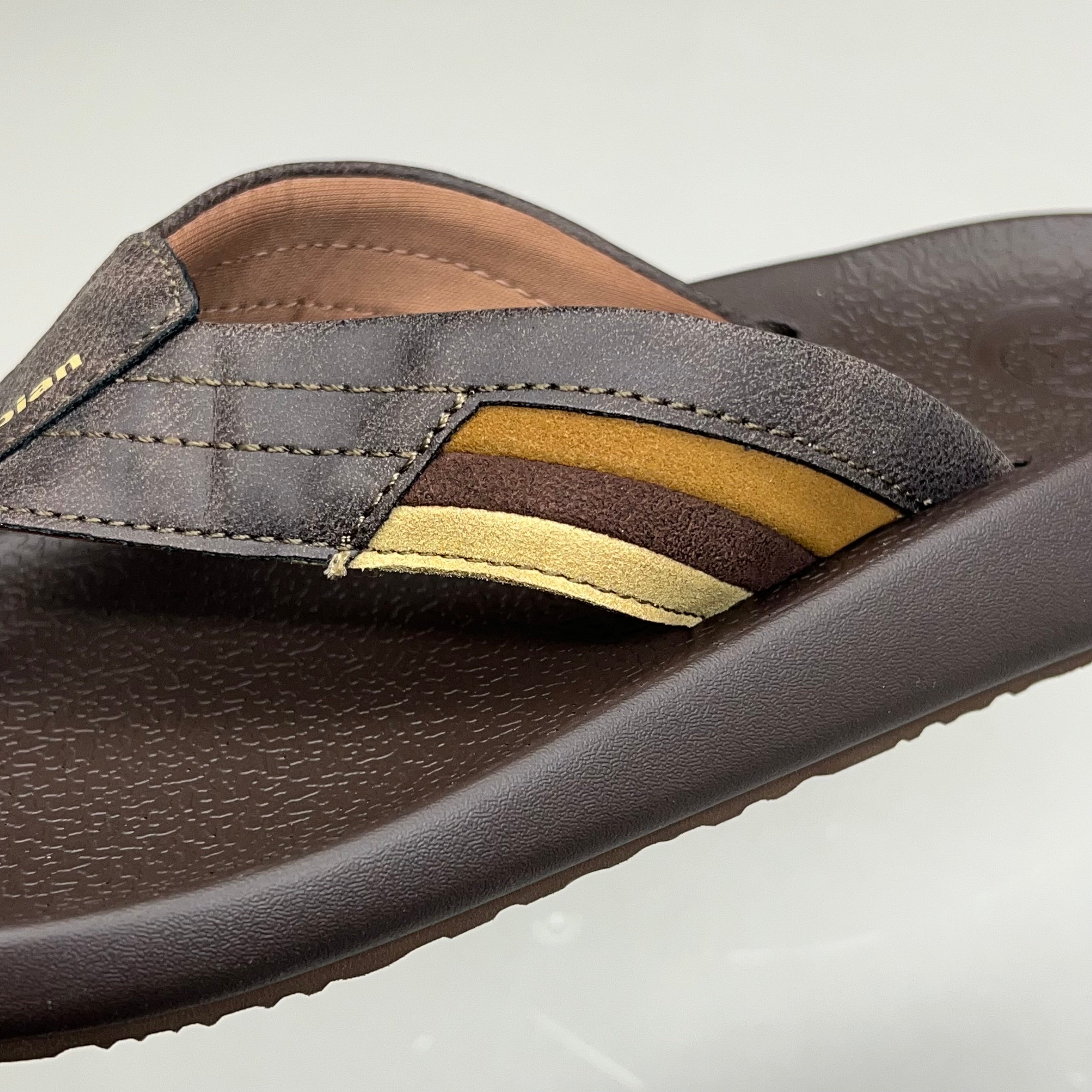 COBIAN Kandui Synthetic Leather Strap Men's Sz 11, EU 44 Chocolate KAN25-2011-11