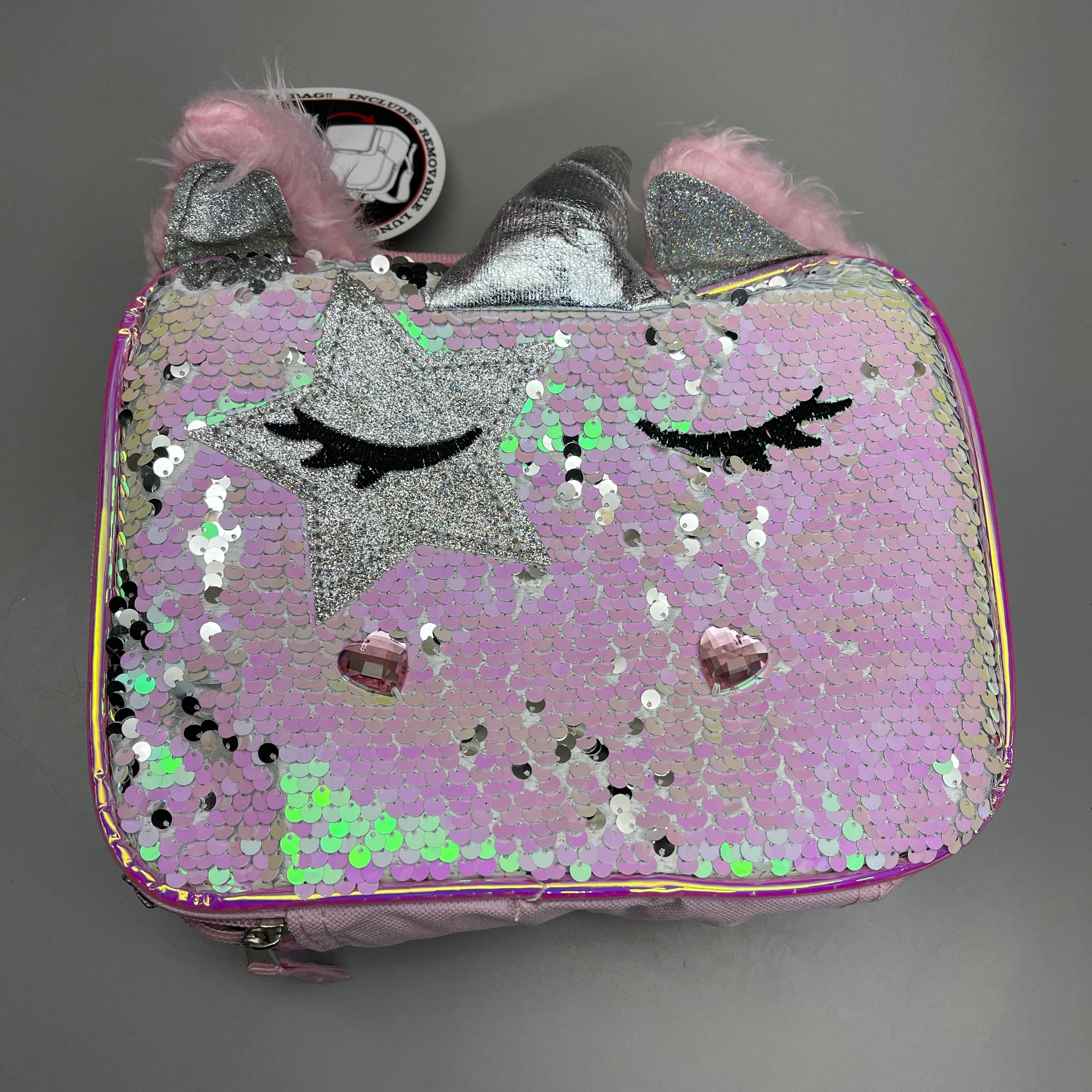 ACCESSORY INNOVATIONS Wonder Nation 5-PK Unicorn Backpack & Lunch Bag Pink