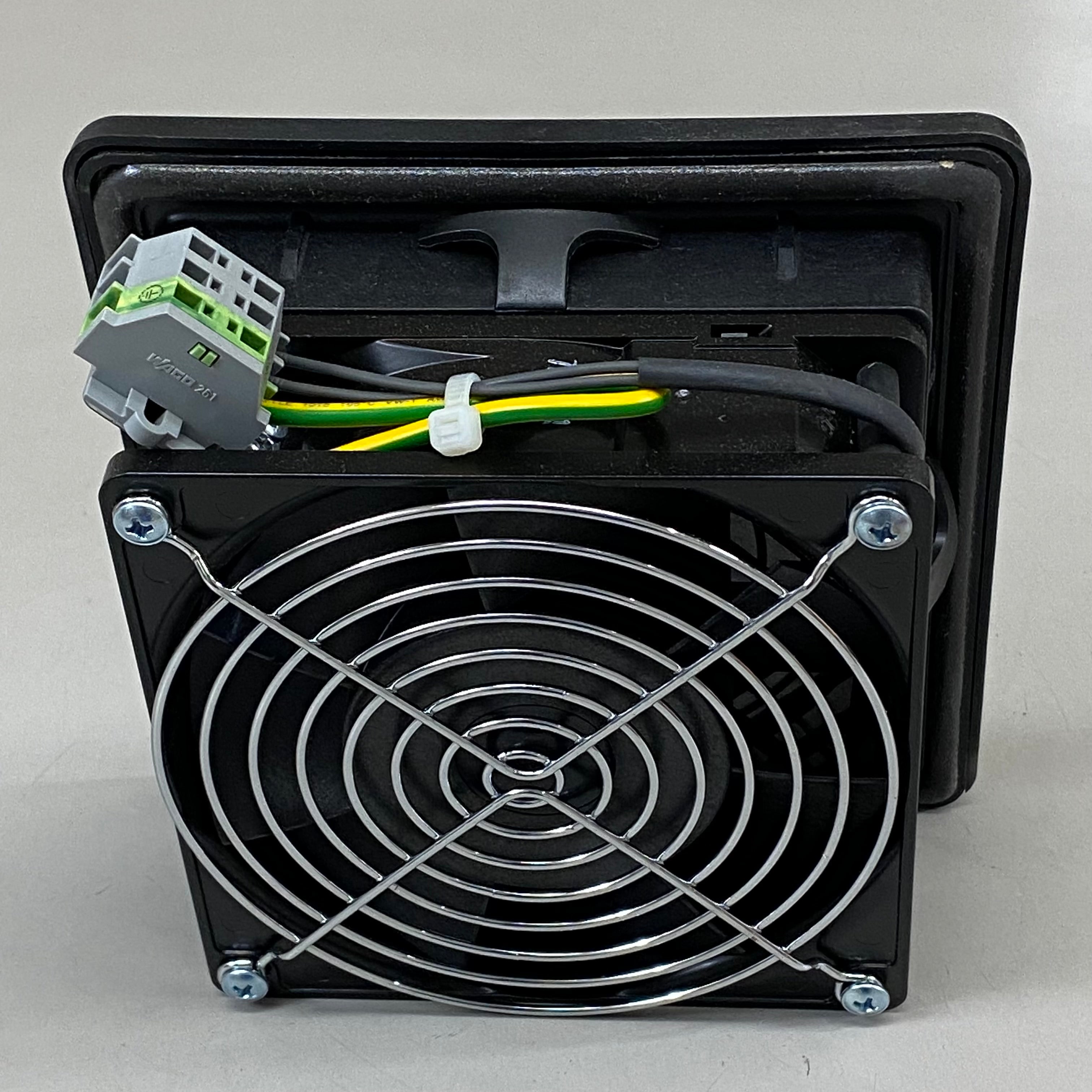 HOFFMAN 3R Side-Mount Filter Fan 5.9"x5.9"x2.9" Black HN0516513