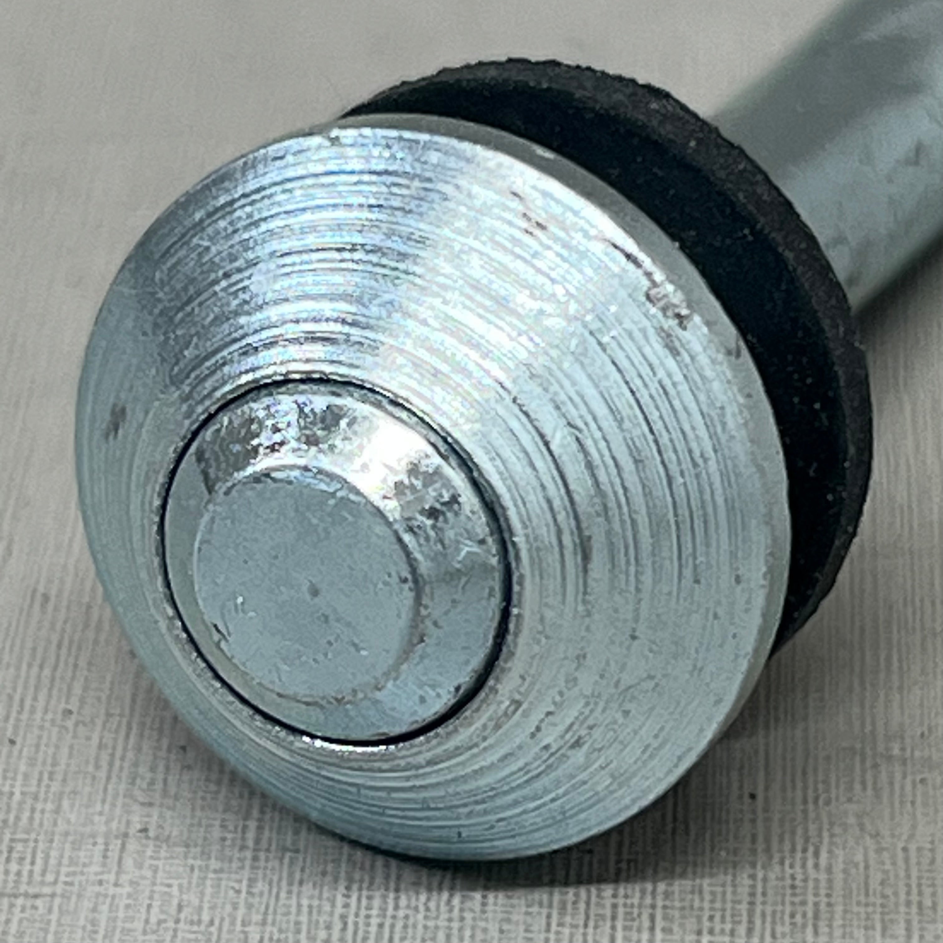 VMI LAMB WESTON (50 Pack) Curved Seal Cold Headed Bolt W/ Break Off Groove 4" Curved Bolt Chrome 0155-1826