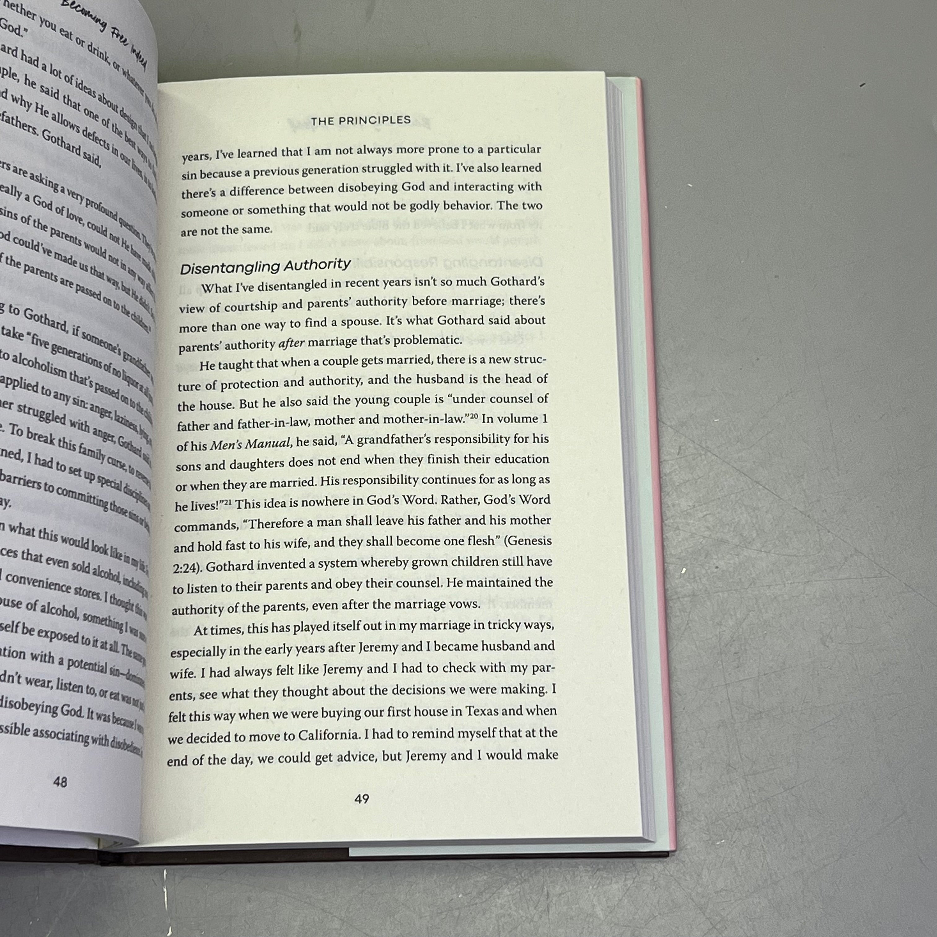 BECOMING FREE INDEED My Story Of Disentangling Faith From Fear Hardback Book