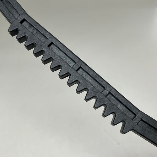 BRUNSWICK Toothed Rack Front (Setting Table)  18"×1.25"×0.5" Black 47051565002