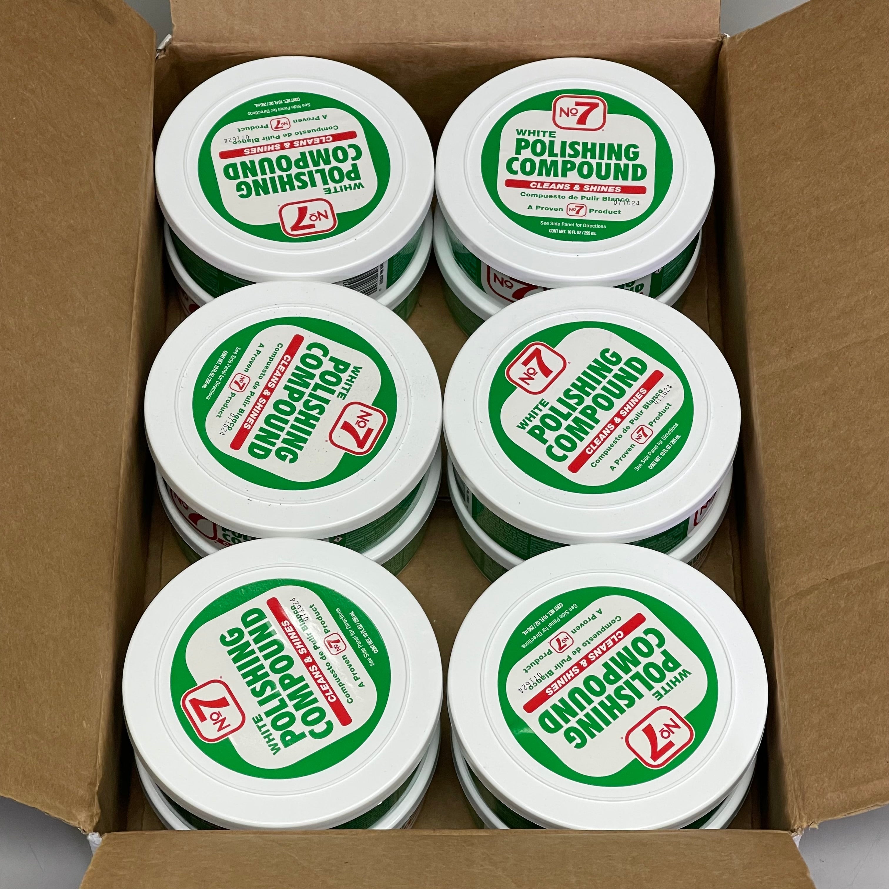NO7 (12 PACK) Polishing Compound Cleans & Shines 10 fl oz White 07610