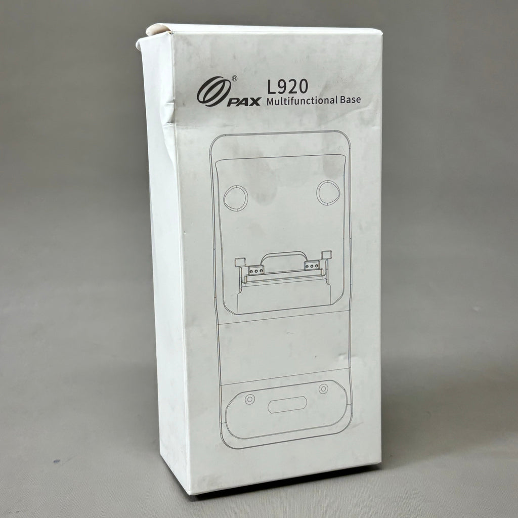 PAX Efficient Charging Dock w/ Ethernet & USB 920 Android Terminal White L920-BM