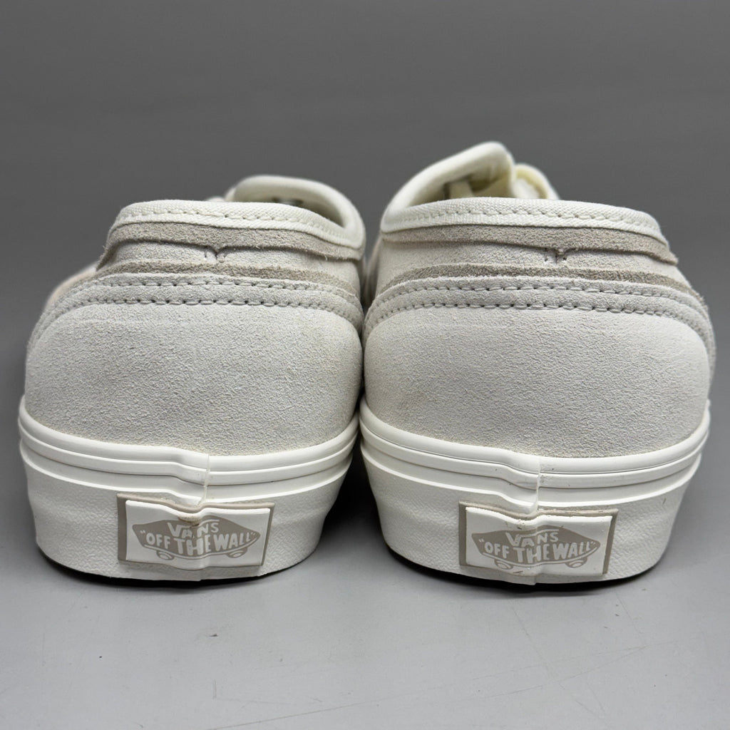 VANS Authentic Sliver Sneakers Shoes Women's Sz 10 White/White VN000D6DWWW