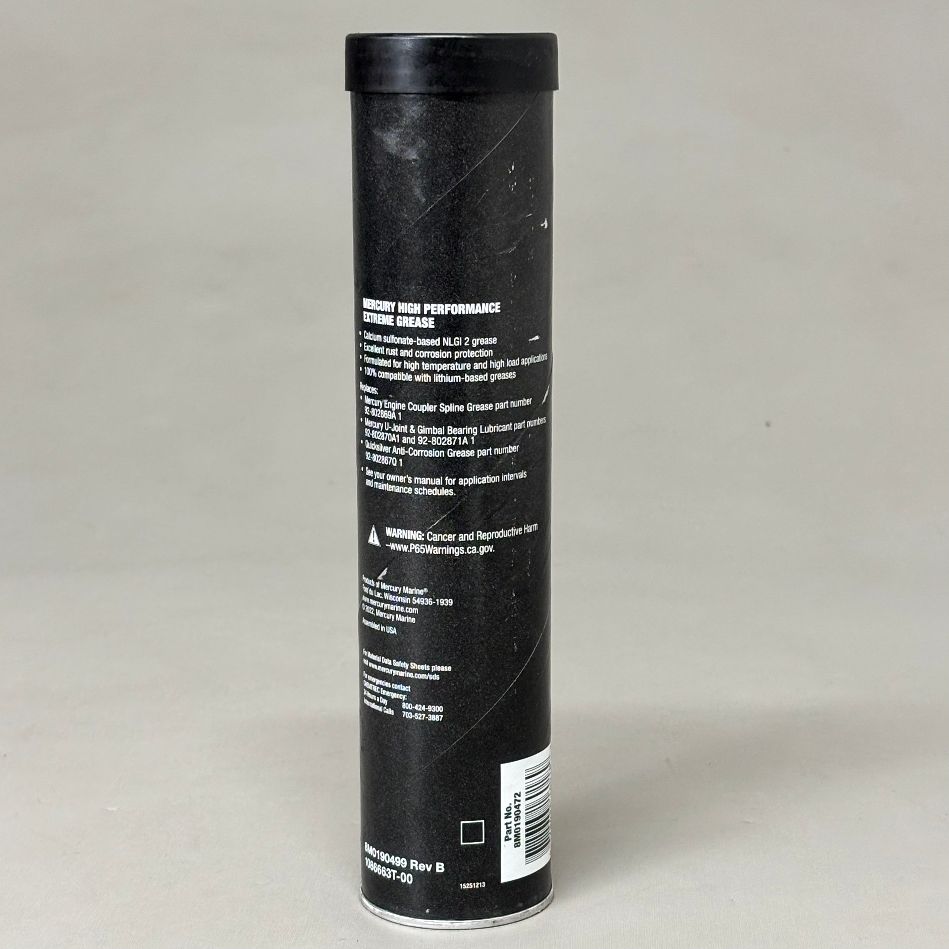 MERCURY Mercruiser 14 oz W High Performance Extreme Grease 8M0071841