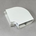 DIVERSTECH 90 Degree Flat Bend SpeediChannel 4"  Creme 230-FB4