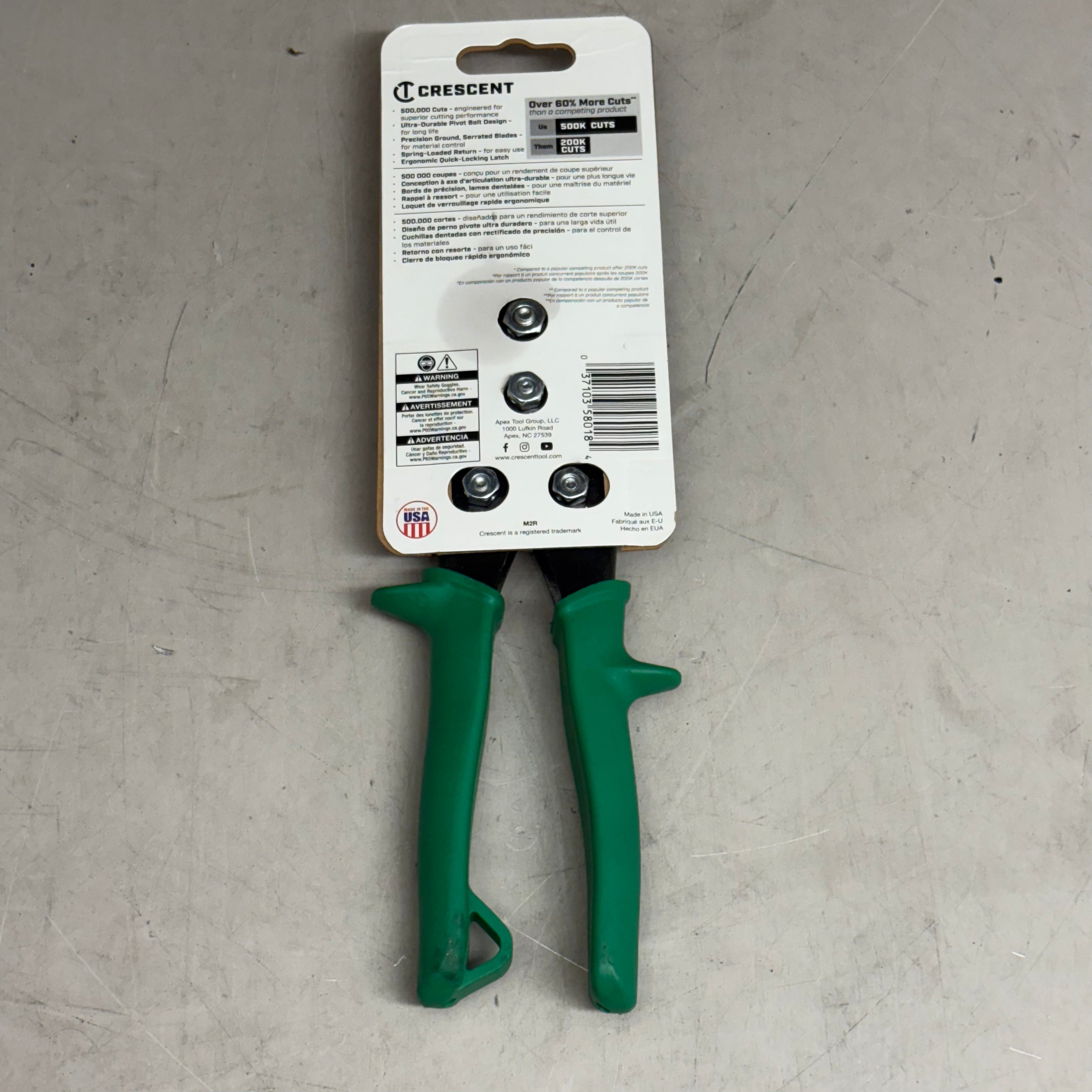 KRAFT TOOL CO Right Cutting Wiss Snips LA207
