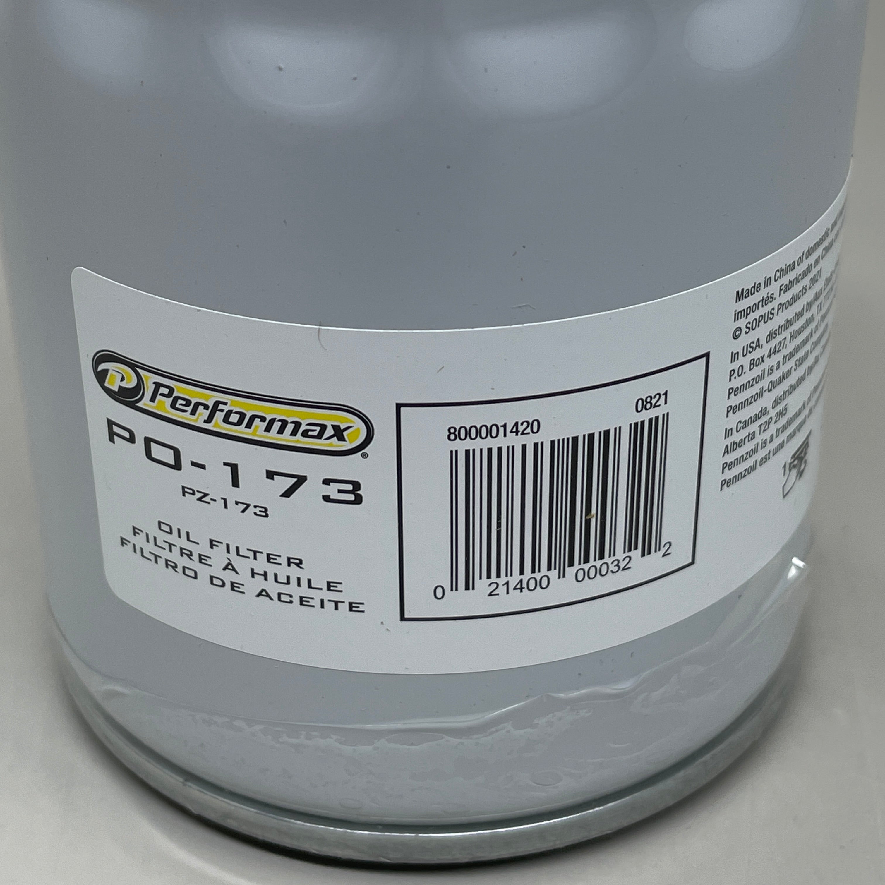 PERFORMAX (12 PACK) Oil Filter for Jeep, Chrysler, Dodge, Ford, Mercury & Mazda PO-173