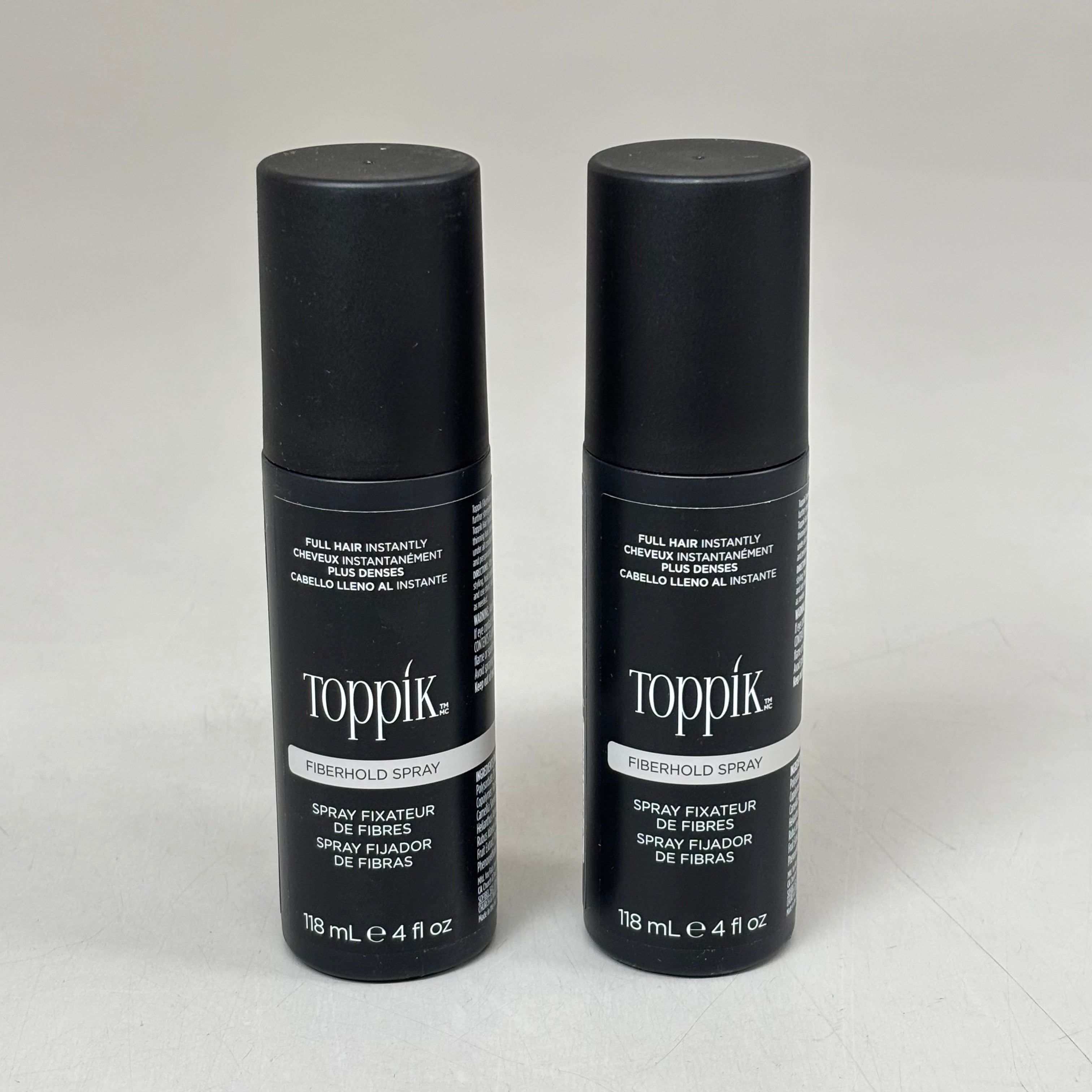 TOPPIK (2 PACK) Fiber Hold Spray Strengthening Bond for Hair Fibers 4 fl oz