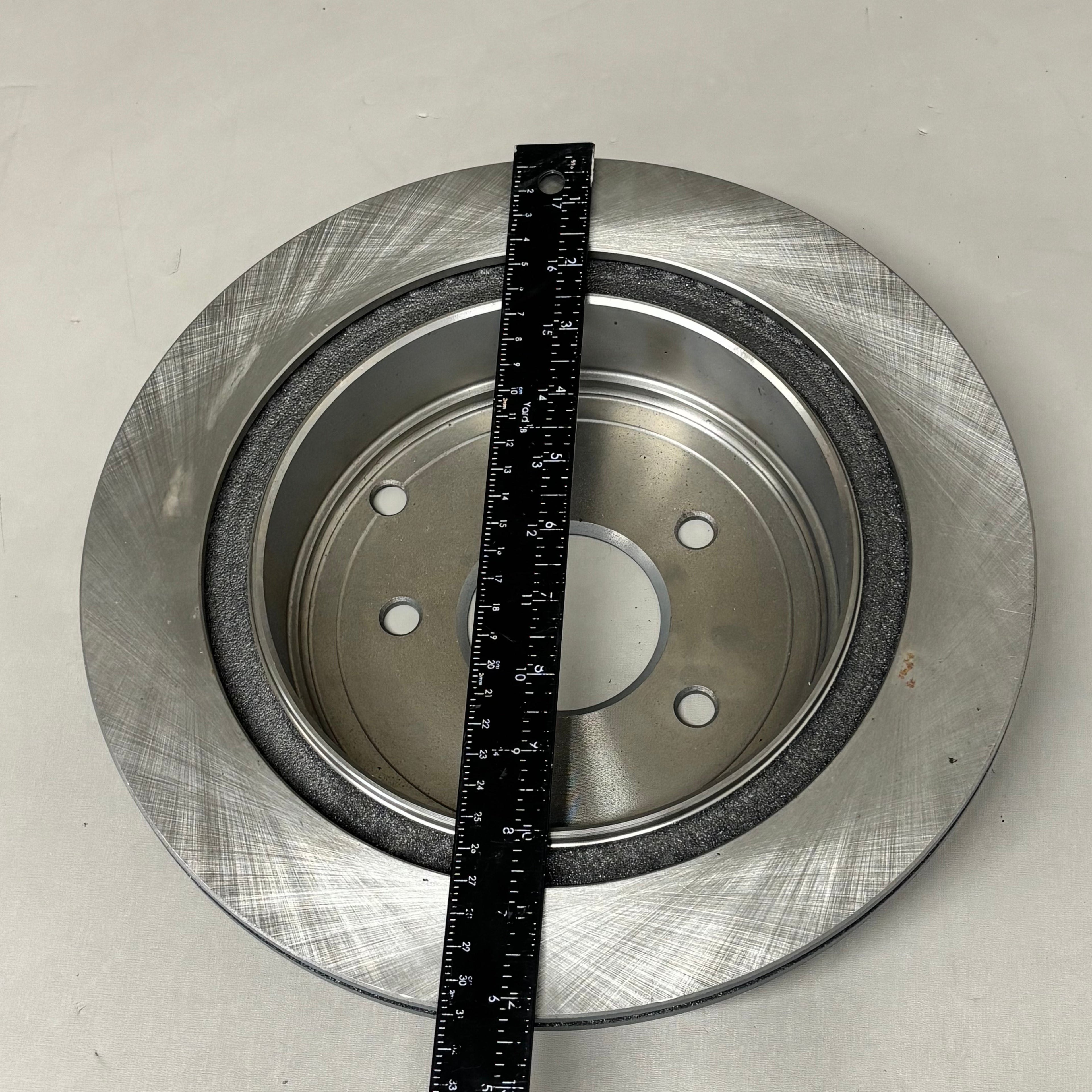 PROSTOP (2 PACK) Coated Hat & Edge Rotor Front Corrosion Resistant Chrome AX54123P (New Other)
