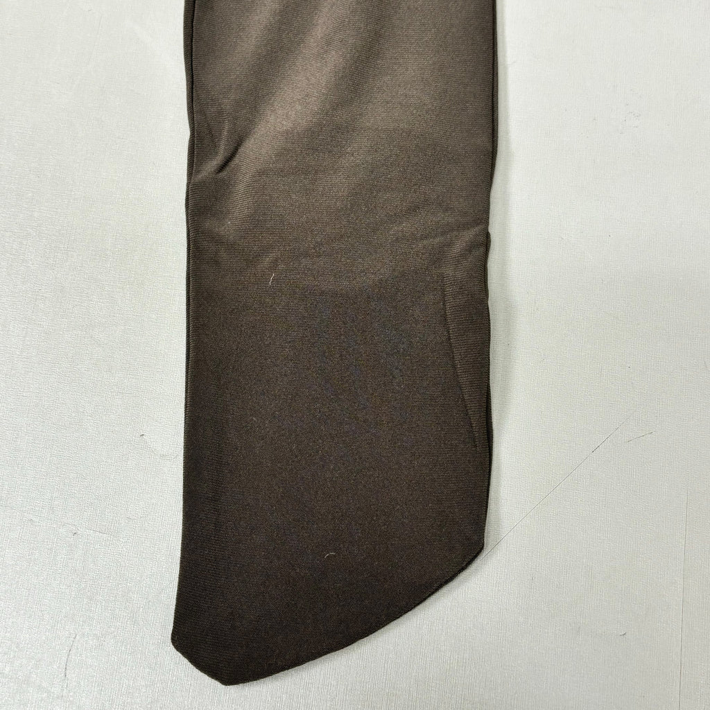 NORMA KAMALI Slim Fit Turtleneck Catsuit w/ Footsie Women's Sz S/36 Chocolate