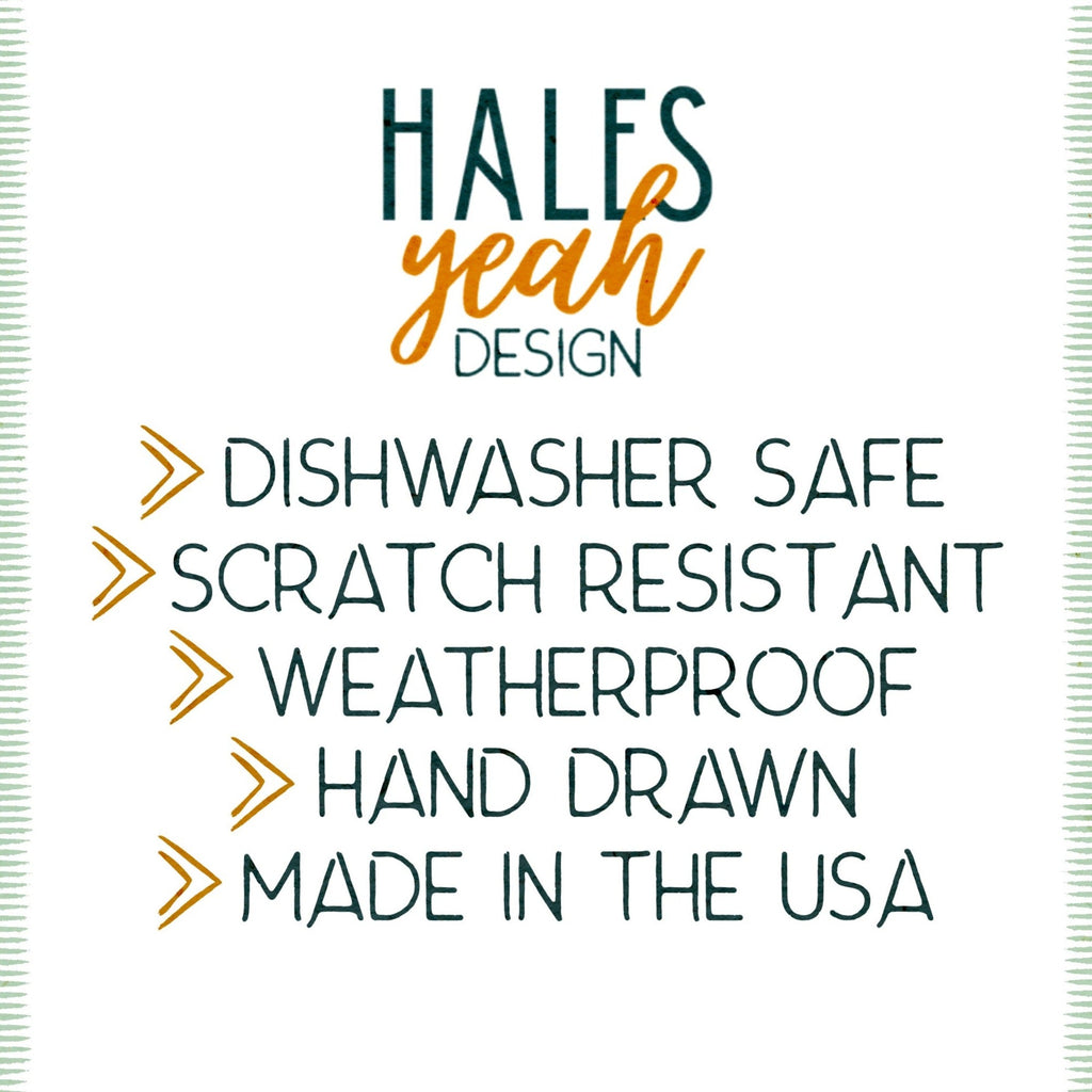 Hales Yeah Design It's a Sweater Sticker ~3" at Longest Edge