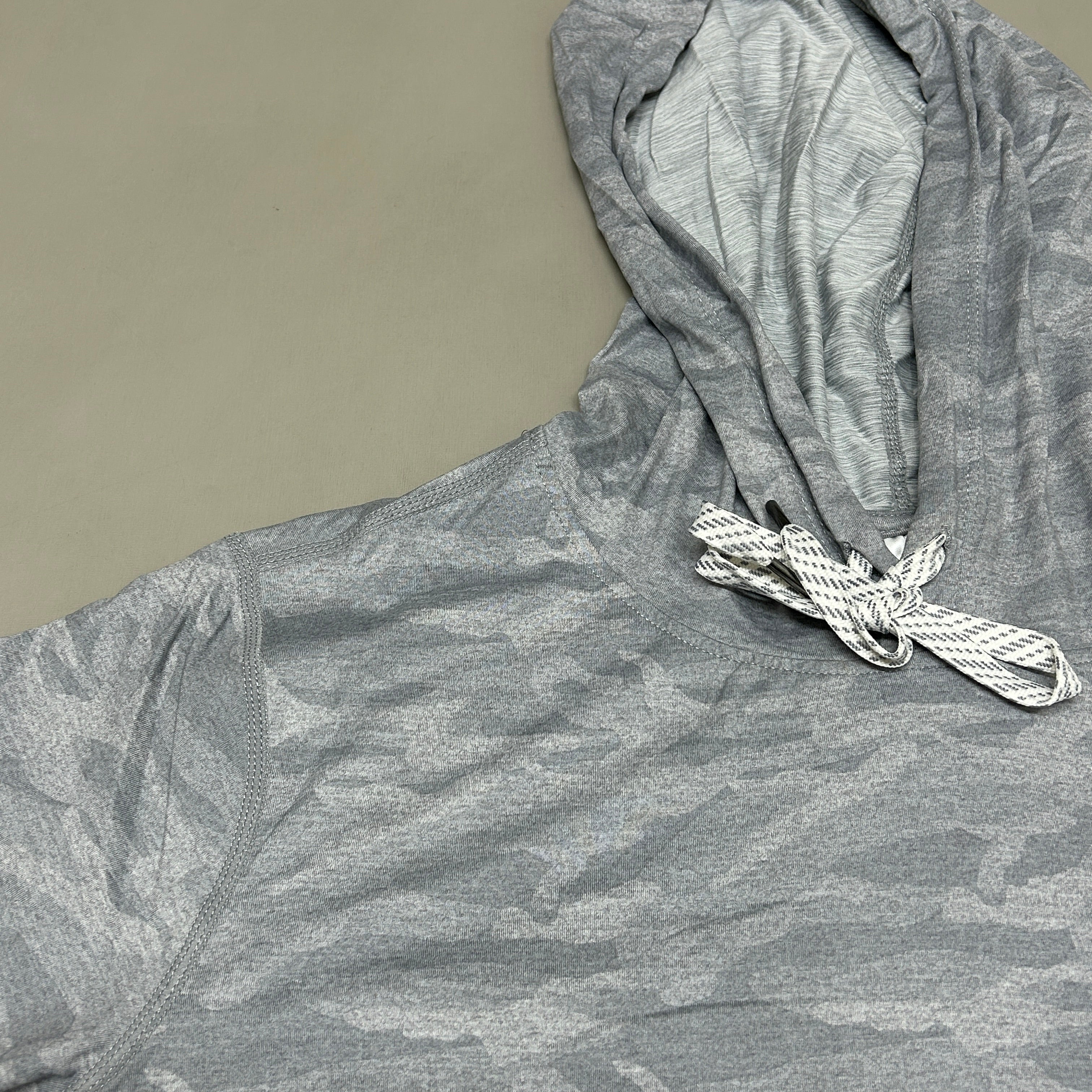 MEMBERS MARK Favorite Soft Pullover Light Grey Camo Size Medium (New)