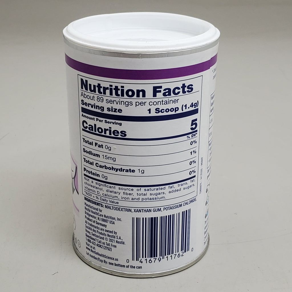 NESTLE ThickenUp Clear Instant Food & Drink Thickening Powder 4.4 oz G12498403 BB 11/25